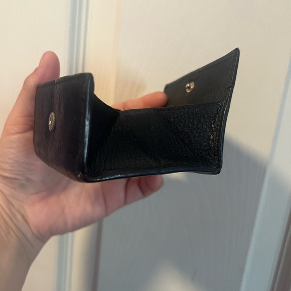 BVLGARI Black Leather coin holder - Picture 6 of 7